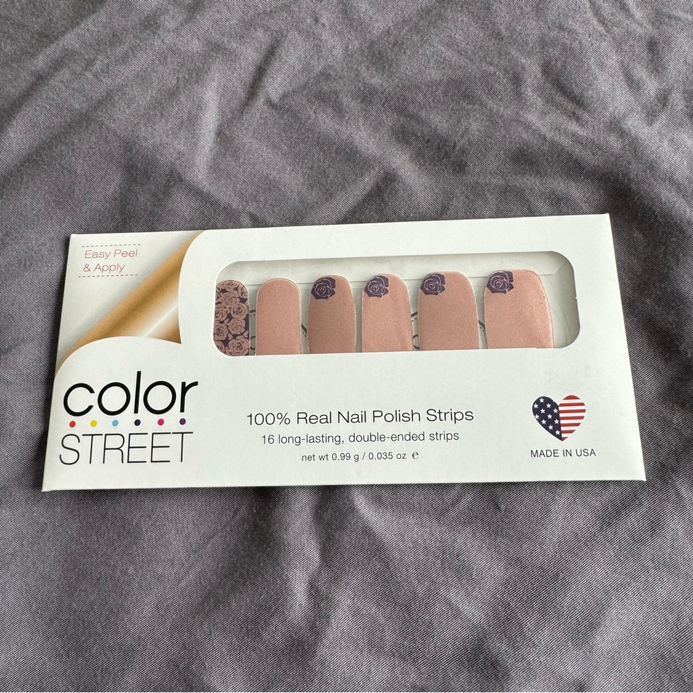 *Retired* Color Street: Andalusia | Rose Gold Pink Purple Floral Romantic Spring - Picture 3 of 8